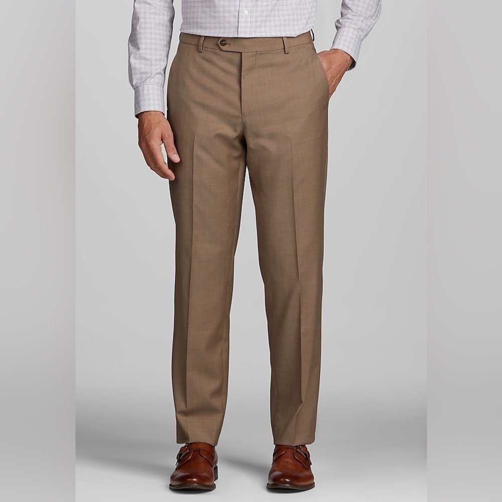 Jos. A. Bank Traveler Dress Pants Brown - 36/29